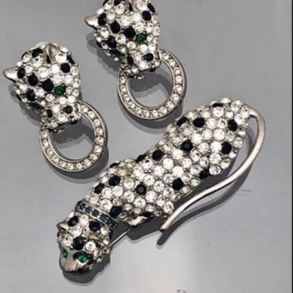 Kenneth Jay Lane Vintage Leopard